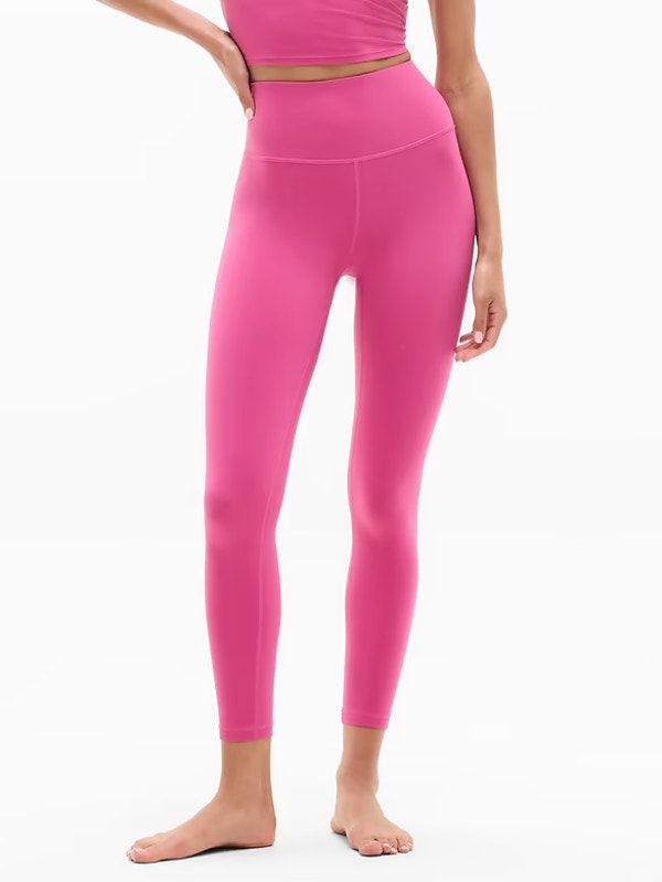 Nwt Athleta Elation 7/8 Tight Ultra High Rise Leggings Pink Medium